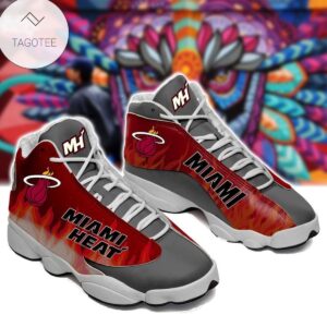 Miami Heat Basketball Sneakers Air Jordan 13 Shoes