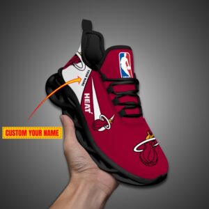 Miami Heat Personalized NBA Max Soul Shoes