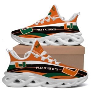 Miami Hurricanes Max Soul Sneaker Running Sport Shoes