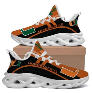 Miami Hurricanes Max Soul Sneaker Running Sport Shoes for Fan