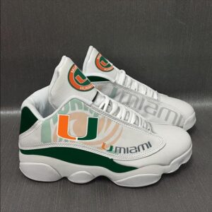 Miami Hurricanes Ncaa Ver 3 Air Jordan 13 Sneaker