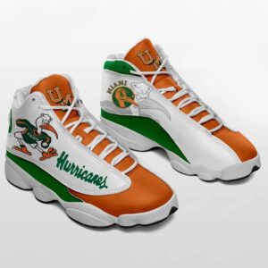 Miami Hurricanes Ncaa Ver 4 Air Jordan 13 Sneaker