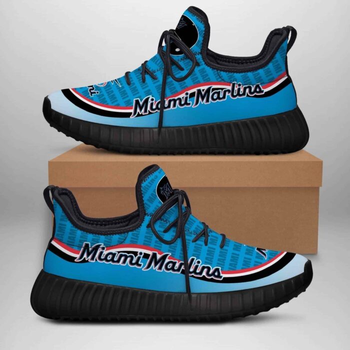 Miami Marlins Yeezy Boost Shoes Sport Sneakers