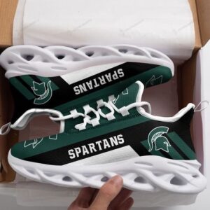 Michigan State Spartans Lover White Max Soul Shoes
