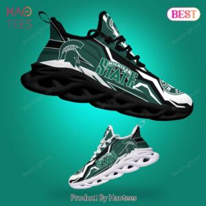 Michigan State Spartans NCAA Green White Color Max Soul Shoes