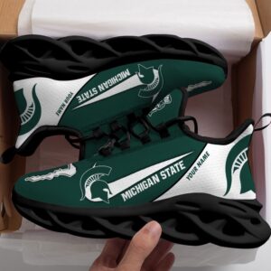 Michigan State Spartans Personalized Luxury NCAA Max Soul Shoes