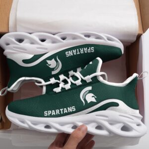 Michigan State Spartans White Max Soul Shoes