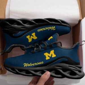 Michigan Wolverines Black Max Soul Shoes