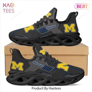 Michigan Wolverines NCAA Black Color Max Soul Shoes
