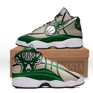 Milwaukee Bucks Jd 13 Sneakers Custom Shoes
