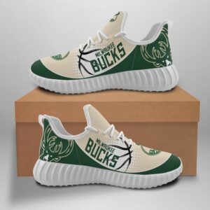 Milwaukee Bucks New Basketball Custom Shoes Sport Sneakers Milwaukee Bucks Yeezy Boost Yeezy Shoes