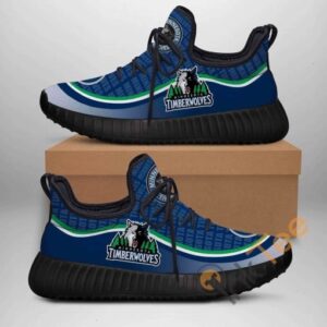 Minnesota Timberwolves Custom Shoes Personalized Name Yeezy Sneakers