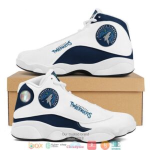 Minnesota Timberwolves Nba Football Team Air Jordan 13 Sneaker Shoes