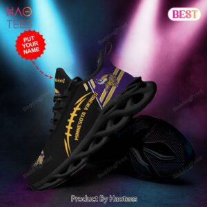 Minnesota Vikings Custom Personalized NFL Max Soul Shoes
