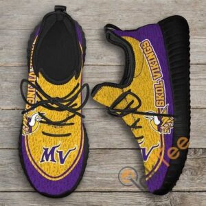 Minnesota Vikings Football Custom Shoes Personalized Name Yeezy Sneakers
