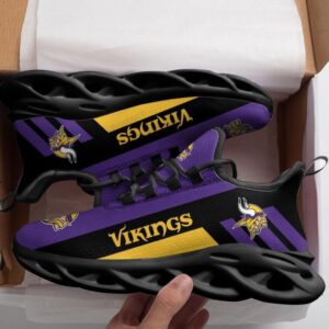 Minnesota Vikings Lover Black Shoes Max Soul