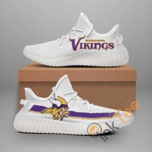 Minnesota Vikings No 338 Custom Shoes Personalized Name Yeezy Sneakers