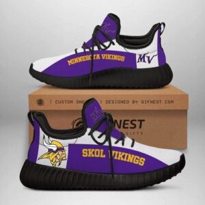 Minnesota Vikings Team Yeezy Sneaker Customize Shoes For Fan