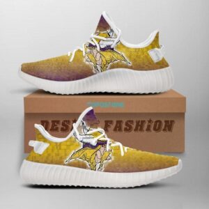Minnesota Vikings Yeezy Shoes Sneakers, Custom Yeezy Boost, Hypebeast Shoes, Custom Shoes, Custom Sneaker
