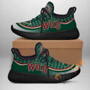 Minnesota Wild Custom Shoes Personalized Name Yeezy Sneakers