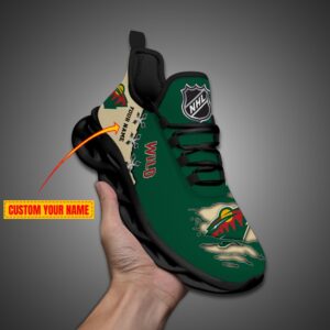 Minnesota Wild Personalized NHL Max Soul Shoes