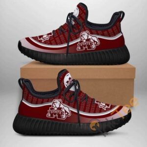 Mississippi State Bulldogs Custom Shoes Personalized Name Yeezy Sneakers