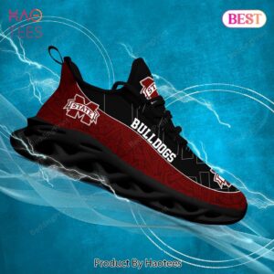 Mississippi State Bulldogs NCAA Black Mix Red Max Soul Shoes