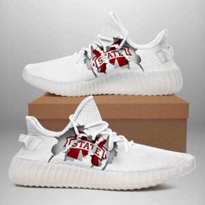 Mississippi State Bulldogs Yeezy Boost Shoes Sport Sneakers