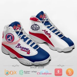 Mlb Atlanta Braves Air Jordan 13 Sneakers Shoes