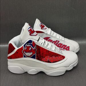 Mlb Cleveland Indians Baseball Team Air Jordan 13 Sneaker Shoes