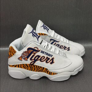 Mlb Detroit Tigers Baseball Team Air Jordan 13 Sneaker Shoes