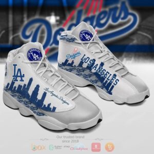 Mlb Los Angeles Dodgers Baseball Team City Air Jordan 13 Shoes