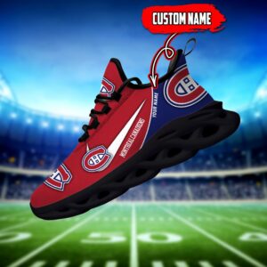 Montreal Canadiens Custom Name NHL New Max Soul Shoes