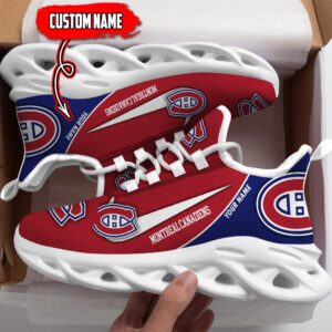 Montreal Canadiens Custom Name NHL New Max Soul Shoes