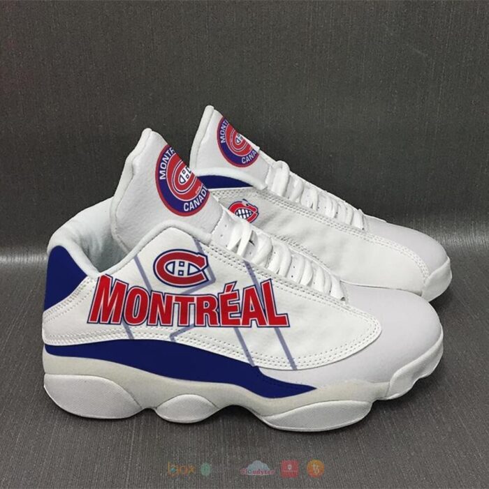 Montreal Canadiens Nhl White Air Jordan 13 Shoes