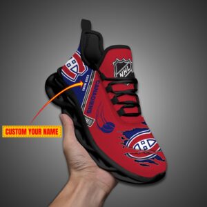 Montreal Canadiens Personalized NHL Max Soul Shoes Ver 2