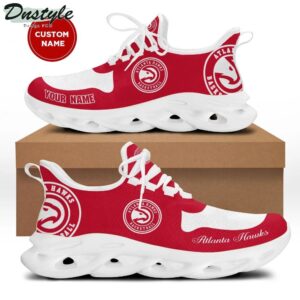 NBA Atlanta Hawks Custom Name Red Max Soul Shoes