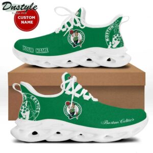 NBA Boston Celtics Custom Name Green Max Soul Shoes