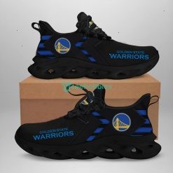NBA Golden State Warriors Black Blue Max Soul Shoes V2