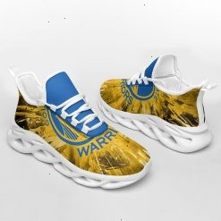 NBA Golden State Warriors Gold Max Soul Shoes