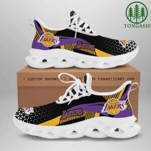 NBA Los Angeles Lakers Black Gold Max Soul Shoes V2