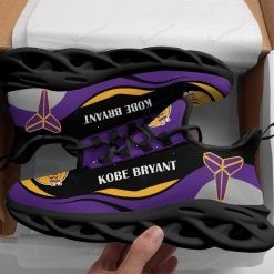 NBA Los Angeles Lakers Black Purple Kobe Bryant Max Soul Shoes