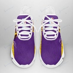 NBA Los Angeles Lakers Purple Gold Kobe Bryant 24 Max Soul Shoes