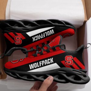 NC State Wolfpack NCAA Black Shoes Max Soul