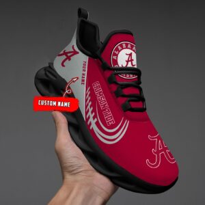 NCAA Alabama Crimson Tide Max Soul Sneaker Custom Name 05 M12