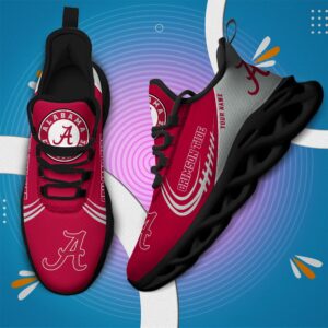 NCAA Alabama Crimson Tide Max Soul Sneaker Custom Name 05 M12