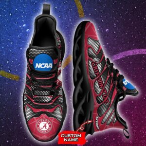 NCAA Alabama Crimson Tide Max Soul Sneaker Custom Name 48 M1