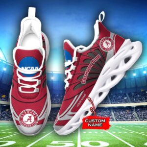 NCAA Alabama Crimson Tide Max Soul Sneaker Custom Name 62HTN1941
