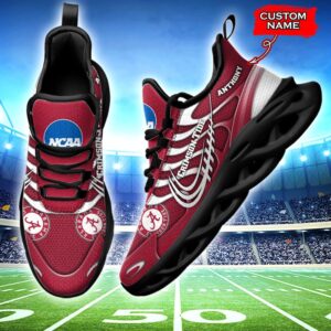 NCAA Alabama Crimson Tide Max Soul Sneaker Custom Name 65 M12HTN4308