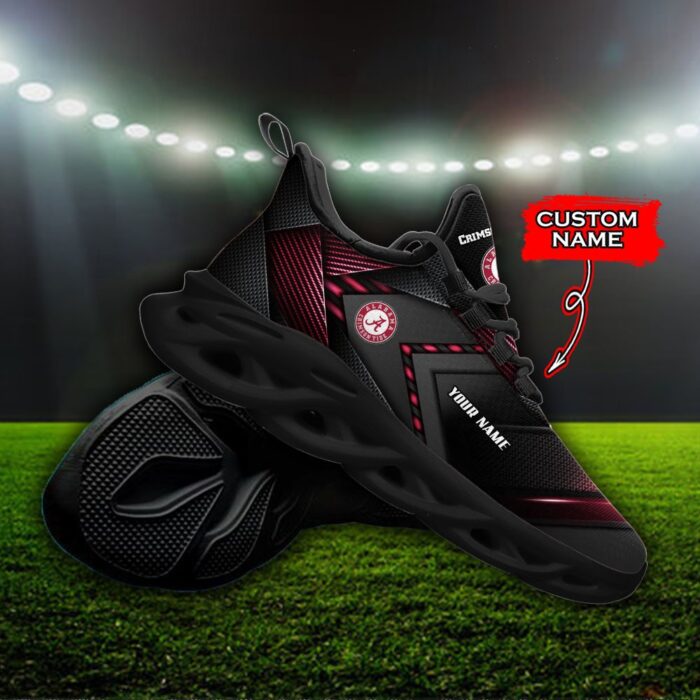NCAA Alabama Crimson Tide Max Soul Sneaker Custom Name Ver 3